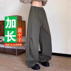 批发2026韦爵森新款美式水洗直筒工装裤男复古宽松百搭阔腿拖地长裤潮