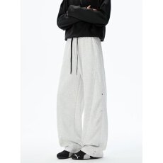 原版做工+烫原版绳弯刀裤港潮男士春秋2026直筒阔腿休闲长裤子