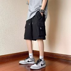 原版质量工装港枫街短裤男士夏季薄款爆款宽松休闲五分裤子外穿