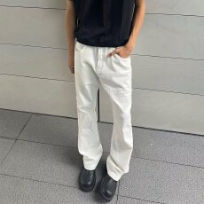 批发【<b class='q'>牛仔裤</b>直筒森野男女新款垂感宽松美式高街vibe风微喇叭裤子潮