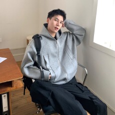 500克重磅卫衣时尚潮男外套原宿百搭日系流行ins新款简约气质潮