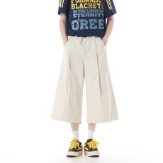 美式揭潮坊五分裤子男2026夏季宽松垂感休闲阔腿工装运动白色短裤