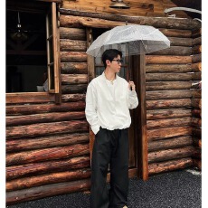 批发假两件<b class='q'>衬衫</b>】春秋十八先生2026新款长袖男美式百搭宽松休闲<b class='q'>衬衣</b>潮