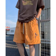 小牛津工装初见短裤男夏季2026新款五分裤休闲5分潮流直筒裤子