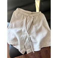 批发2026十八新款<b class='q'>夏</b>季简约百搭宽松显瘦松紧腰A字休闲短裤男日常中裤