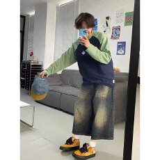 气质淘潮文艺原宿简约百搭时尚裤子男新款七分裤流行ins慵懒日系