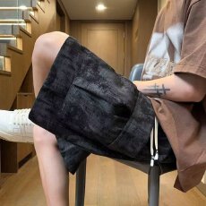 批发2026达人达潮<b class='q'>夏</b>季潮流刺绣设计运动休闲宽松短裤日系复古五分裤男