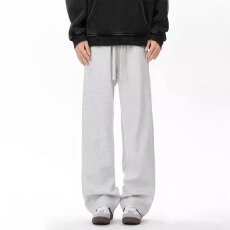 批发裤子男鑫酷春<b class='q'>夏</b>新款潮流垂感直筒运动休闲卫裤2026百搭美式街头