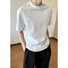 美式南极牛解构圆领短袖男T恤夏季休闲宽松户外运动跑步篮球上衣