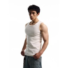 批发美式潮乐邦外穿背心男夏季休闲宽松版套头无袖T恤上衣百搭坎肩潮