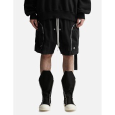 批发【原版双拉链高质量暗黑大弟批发RO抽绳多口袋工装短裤男五分裤