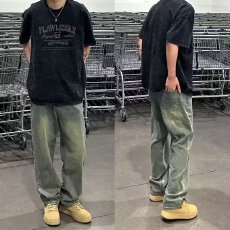 牛仔裤美式杰森汇男士2023新款宽松直筒裤春秋学生阔腿裤子男款