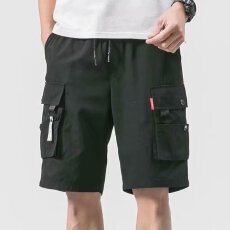 批发休闲正大工<b class='q'>装</b>短裤<b class='q'>男士</b>夏季2026新款运动跑步健身宽松多口袋五分裤