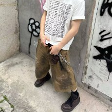 批发七分裤气质男2026夏季新款水洗做旧小众设计感直筒宽松牛仔短裤