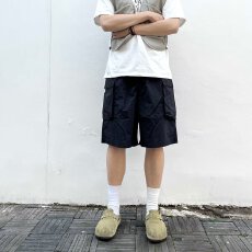 批发美式龍盛户外大口袋工装休闲短裤男轻薄透气凉感宽松运动五分裤