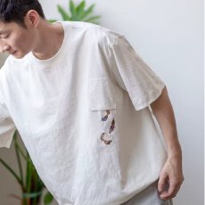 简约揭潮坊休闲短袖t恤男夏季刺绣潮流潮牌宽松百搭ins半袖上衣服