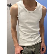 批发美式 正派健身运动背心男夏季外穿高级感无袖t恤重磅打底坎肩汗衫