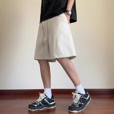 批发冰丝初见快干5五分裤短裤男女大码潮流胖子宽松夏季新款运动街头