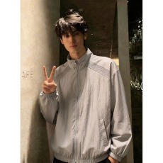 批发<b class='q'>外套</b>老铁男装2026<b class='q'>新款</b>春夏上衣男士防风防雨防晒立领开衫夹克风衣