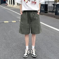 批发美式<b class='q'>潮</b>宝速干短裤男士夏季透气薄款宽松运动跑步休闲五分中裤子