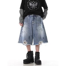 批发<b class='q'>夏</b>季十八先生美式设计感显瘦七分裤高腰宽松休闲运动百搭阔腿裤男