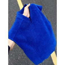 爆米花肌理感常青树无袖t恤男夏季轻薄透气v领背心正肩坎肩汗衫