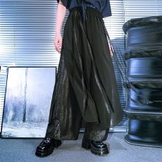 批发夏装二罗暗黑风不规则条纹拼接哈伦裤百搭宽松<b class='q'>嘻哈</b>休闲裤流行潮流