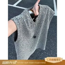 批发原版V领背心】夏季泰格套头坎肩男女简约痞帅纯色无袖打底衫上衣