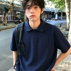 批发2026十八男士POLO衫夏季新款<b class='q'>商务</b><b class='q'>休闲</b>纯色短袖翻领T恤上衣潮