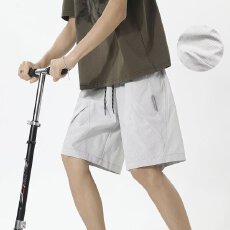批发立体包边】<b class='q'>夏季</b>艺汐工装短裤男宽松直筒阔腿透气户外运动五分裤子