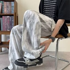 批发春<b class='q'>秋</b>路人邦休闲裤男款2026百搭卫裤宽松长裤运动裤子青少年直筒裤