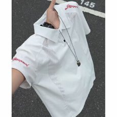 批发<b class='q'>潮</b>流共惠百搭文艺简约日系半袖上衣服慵懒新款流行气质polo衫男