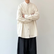 批发重磅凯尊度长袖<b class='q'>衬衫</b>春秋季<b class='q'>男生</b>纯色<b class='q'>衬衣</b>外套纯棉休闲上衣暗物质