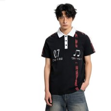 批发简约潮流左岸夏季新款文艺时尚气质百搭潮流慵懒原宿polo衫<b class='q'>男</b>上衣