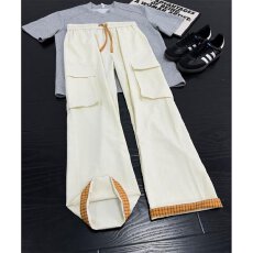 批发美式欧派星高街色工装裤男女街头<b class='q'>嘻哈</b>街舞裤休闲多口袋拖地长裤