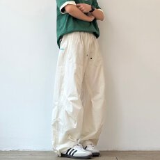 批发速干南风街区阔腿工装冲锋裤男女<b class='q'>夏</b>季户外登山伞兵裤宽松弯刀裤子
