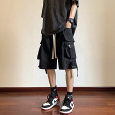批发工装新潮短裤男潮牌宽松大裤衩<b class='q'>夏</b>季裤子篮球高街五分裤休闲中裤