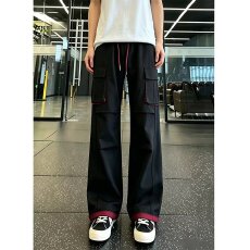 批发工装裤<b class='q'>男</b>欧派星美式潮牌春秋季多口袋休闲宽松百搭直筒阔脚长<b class='q'>裤子</b>