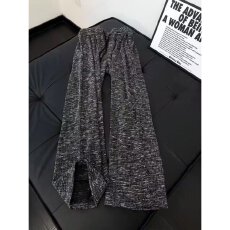 批发美式欧派星<b class='q'>高腰</b>慵懒风编织设计感阔腿裤男女新款显瘦藏肉休闲裤子