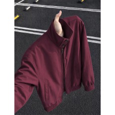 批发哈灵顿008夹克男款春秋季美式立领外套高级感痞帅cleanfit棒球服