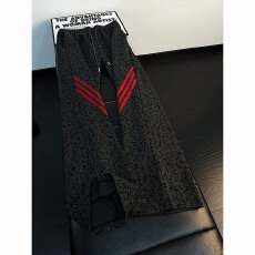 批发老钱风欧派星条纹褶皱<b class='q'>休闲</b>裤男秋季宽松直筒裤<b class='q'>美式</b>复古阔腿拖地裤