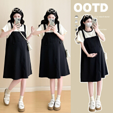 批发实拍 甜美假两件连衣裙