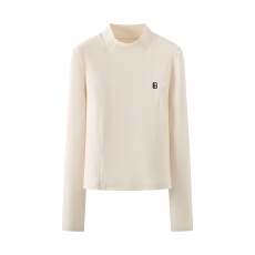 批发实拍磨毛亲肤保暖修身上衣25秋冬款女士内搭分割线长袖<b class='q'>T</b><b class='q'>恤</b>多色