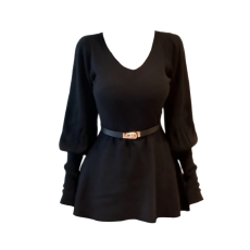 批发<b class='q'>大码</b>休闲长袖<b class='q'>针织衫</b>女装秋冬季高级感时尚气质打底衫胖MM显瘦上衣