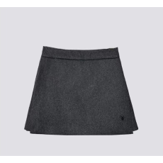 批发羊毛呢冬裙厚款短裙两侧开叉遮肚显瘦半身裙<b class='q'>短裤</b>裙