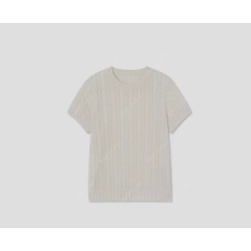 批发经典优雅”康赛妮100%山羊绒绞花套头毛衫