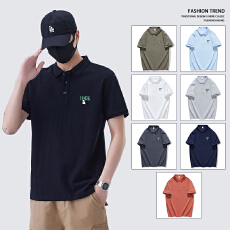 批发2025春<b class='q'>夏</b>新款短袖T恤翻领POLO衫