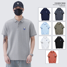 批发2025春<b class='q'>夏</b>新款短袖T恤翻领POLO衫