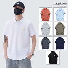 批发2025春<b class='q'>夏</b>新款短袖T恤翻领POLO衫