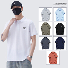 批发2025春<b class='q'>夏</b>新款短袖T恤翻领POLO衫